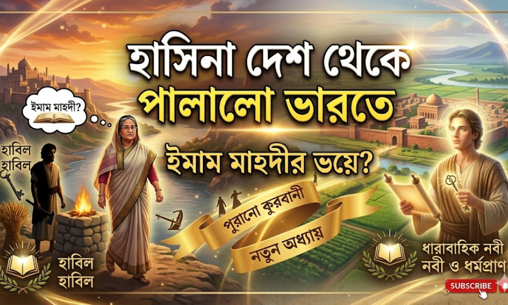 হাসিনা দেশ থেকে ইমাম মাহদীর ভয়ে পালালো ভারতে? সামাজিক যোগাযোগ মাধ্যমে ভাইরাল চাঞ্চল্যকর তথ্য