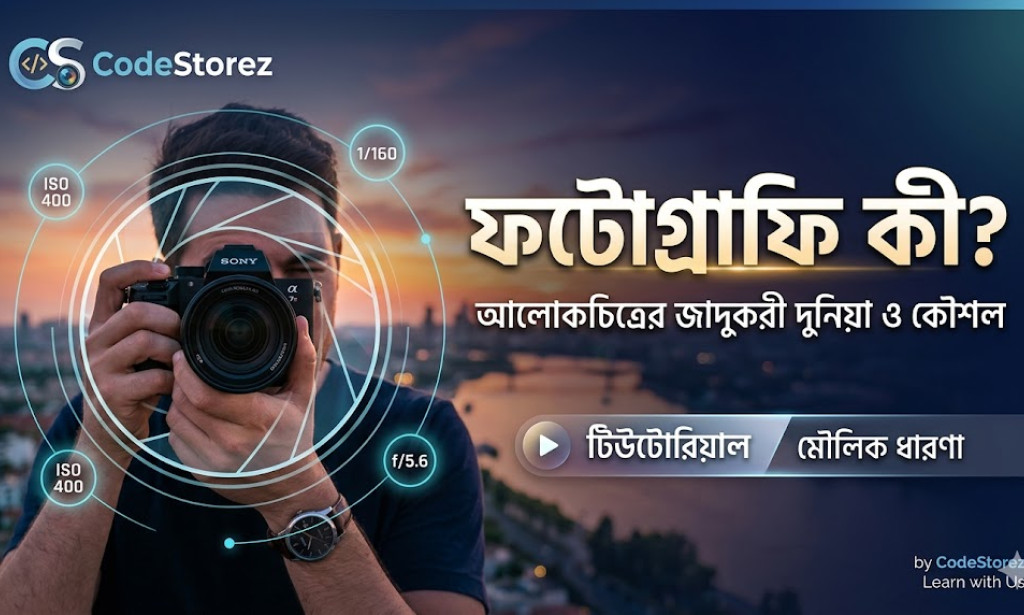 ফটোগ্রাফি কী? আলোকচিত্রের শিল্প ও বিজ্ঞানের পূর্ণাঙ্গ ধারণা