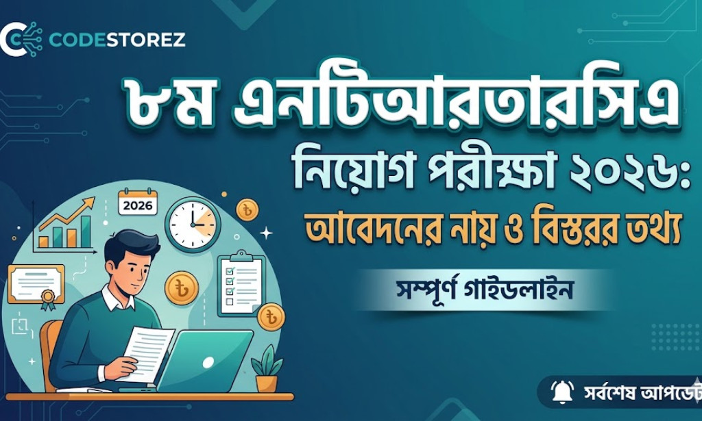 ৮ম এনটিআরসিএ নিয়োগ পরীক্ষা ২০২৬: আবেদনের নিয়ম ও বিস্তারিত তথ্য