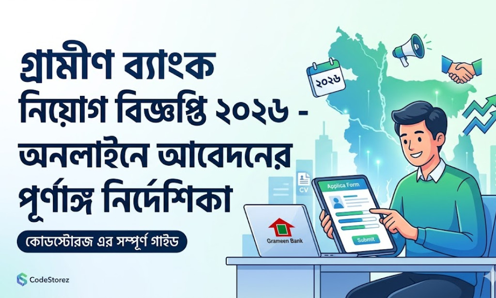 গ্রামীণ ব্যাংক নিয়োগ বিজ্ঞপ্তি ২০২৬ - অনলাইনে আবেদনের পূর্ণাঙ্গ নির্দেশিকা