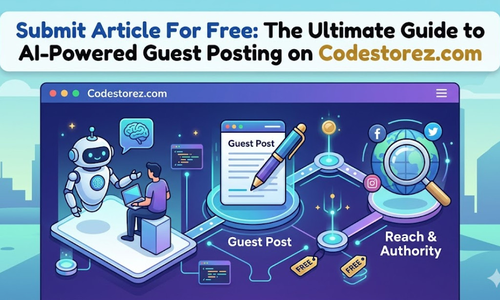 Submit Article For Free: The Ultimate Guide to AI-Powered Guest Posting on Codestorez.com