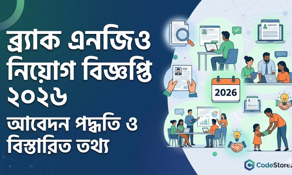 ব্র্যাক এনজিও নিয়োগ বিজ্ঞপ্তি ২০২৬: আবেদন পদ্ধতি ও বিস্তারিত তথ্য
