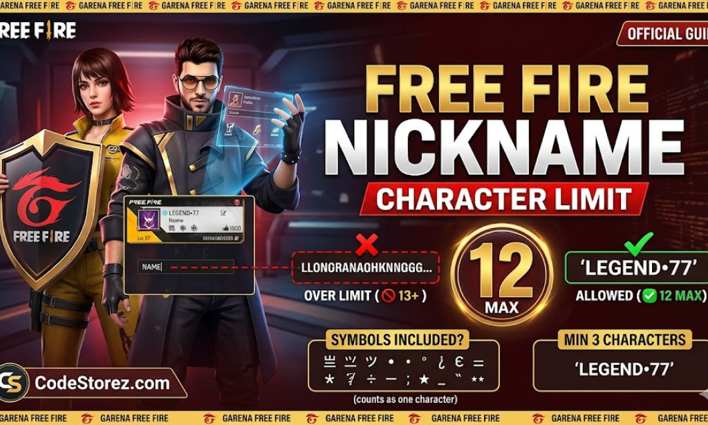 Garena Free Fire Nickname Character Limit: The Official Guide