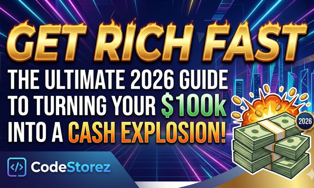 GET RICH FAST: The Ultimate 2026 Guide to Turning Your $100k Into a Cash Explosion!
