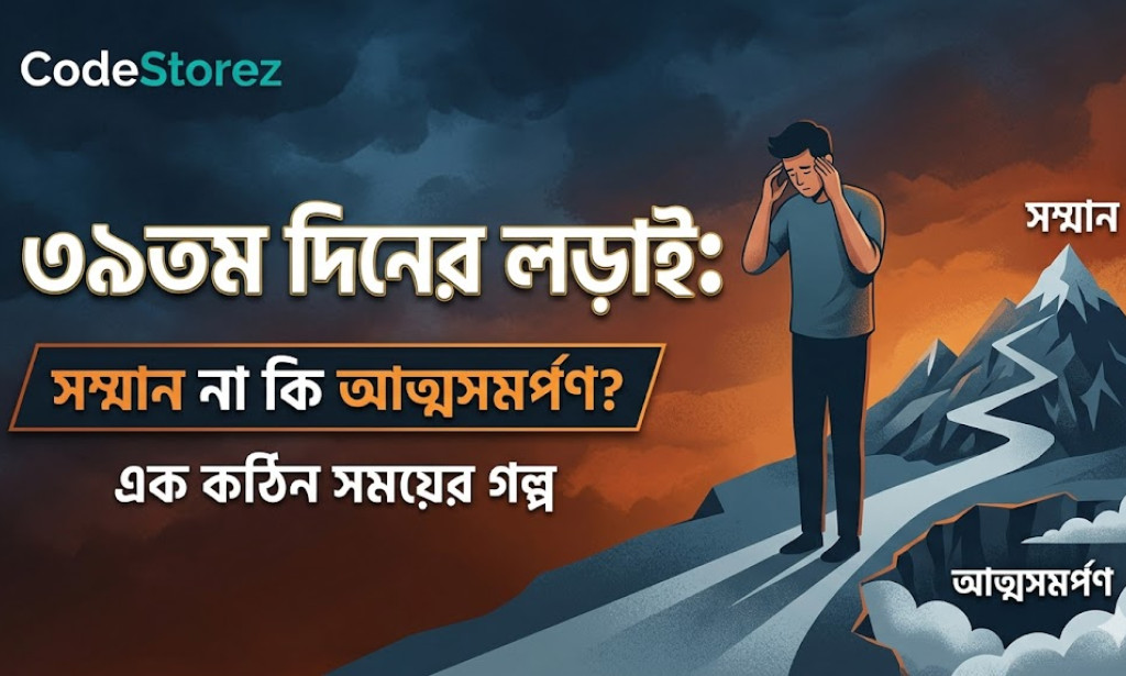 ৩৯তম দিনের লড়াই: সম্মান না কি আত্মসমর্পণ? এক কঠিন সময়ের গল্প