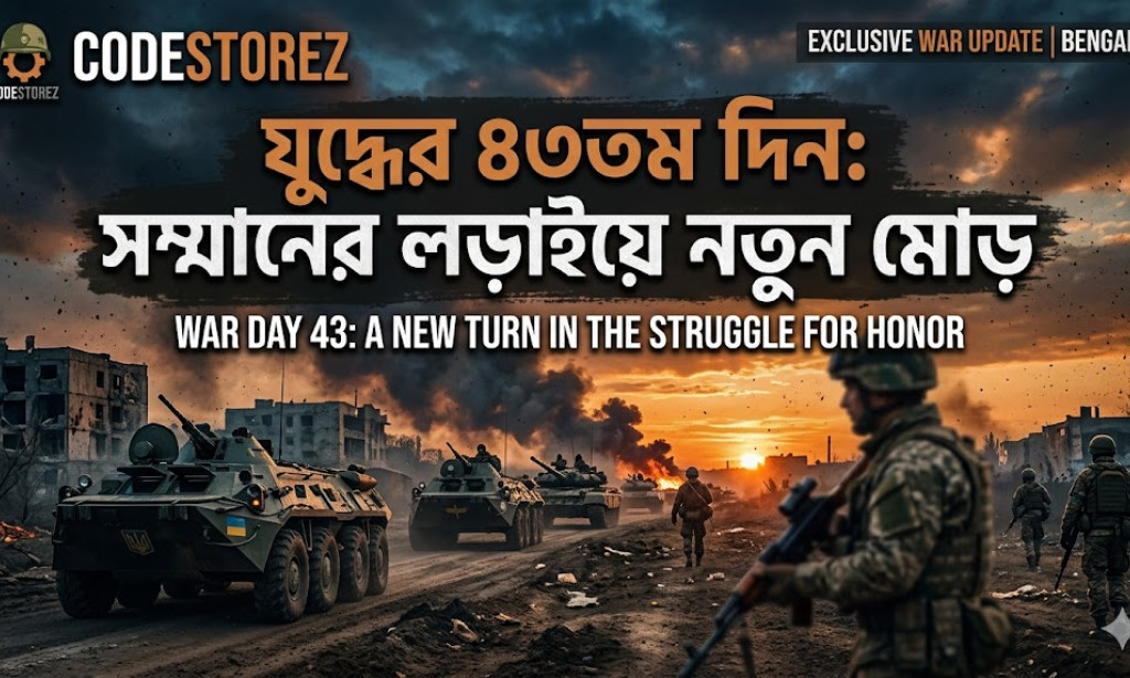 যুদ্ধের ৪৩তম দিন: সম্মানের লড়াইয়ে নতুন মোড়