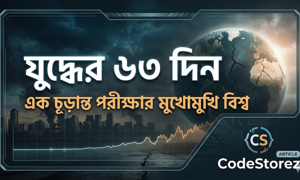 যুদ্ধের ৬৩ দিন: এক চূড়ান্ত পরীক্ষার মুখোমুখি বিশ্ব